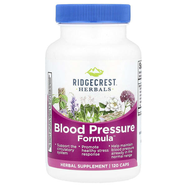 rdh00549_v_43.jpg Blood Pressure Formula™, для поддержки артериального давления, 120 капсул — RidgeCrest Herbals