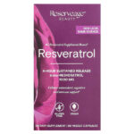 ресвератрол, 60 растительных капсул — Reserveage Beauty