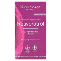 Ресвератрол, 30 растительных капсул — Reserveage Beauty
