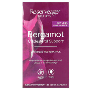 Bergamot Cholesterol Support, 30 растительных капсул — Reserveage Beauty
