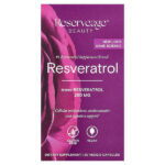 Ресвератрол, 30 растительных капсул — Reserveage Beauty