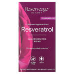 Ресвератрол, 100 мг, 60 растительных капсул — Reserveage Beauty