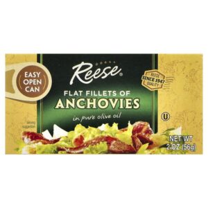 Спинки анчоусов в чистом оливковом масле, 2 унции (56 г) — Reese