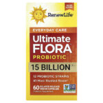 Ultimate Flora™, пробиотик для ежедневного приёма, 60 веганских капсул с отсроченным высвобождением — Renew Life