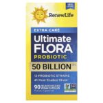 Ultimate Flora™, пробиотик повышенной чистоты, 90 веганских капсул с отсроченным высвобождением — Renew Life