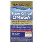 Norwegian Gold®, Super Critical Omega™, максимальная сила действия, 30 капсул из рыбьего желатина — Renew Life