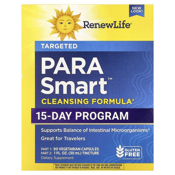 ren32090_v_98.jpg очищающее средство ParaSmart™, 15-дневная программа, 2 части — Renew Life