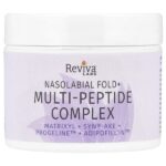 Nasolabial Fold+, мультипептидный комплекс, 55 г (2 унции) — Reviva Labs