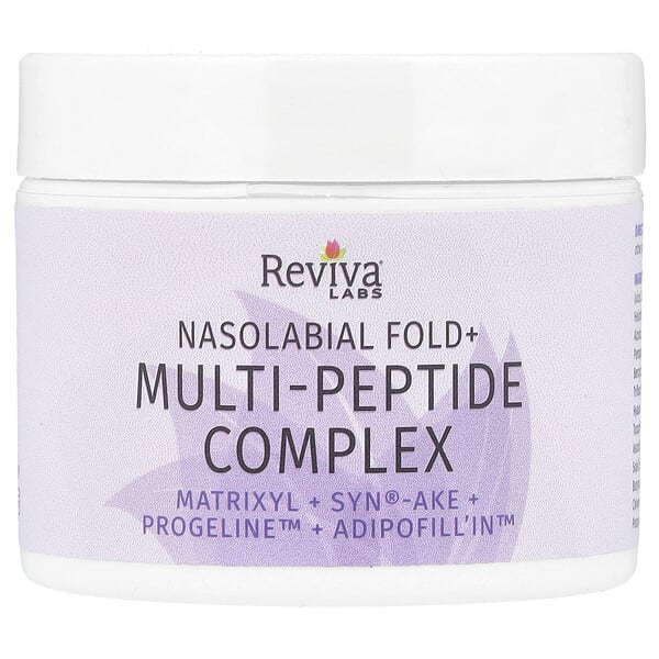 rev11408_v_65.jpg Nasolabial Fold+, мультипептидный комплекс, 55 г (2 унции) — Reviva Labs