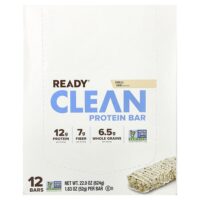 Clean Protein Bar, ваниль, 12 батончиков, 52 г (1,83 унции) — Ready
