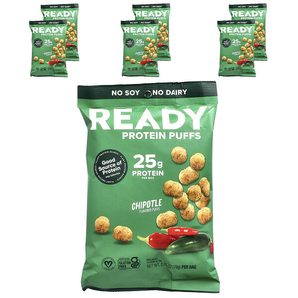 rfb01053_v_19.jpg Protein Puffs, Chipotle, 6 пакетиков по 78 г (2,75 унции) — Ready