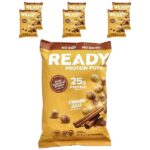 Protein Puffs, сахар с корицей, 6 пакетиков по 90 г (3,17 унции) — Ready