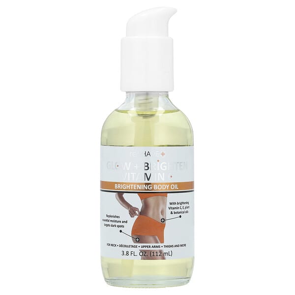 rhp91015_v_8.jpg Glow + Brightening Vitamin C, осветляющее масло для тела, 112 мл (3,8 жидк. унц.) — Reshape Plus
