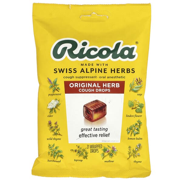 ric07917_v_9.jpg Ricola, натуральные леденцы от кашля с травами, 21 шт.