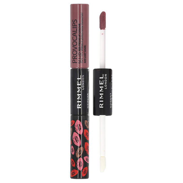 rim46338_v_6.jpg Provocalips, 16HR Kiss Proof Lip Color, 220 Lazy Daze, 4 мл (0,14 жидк. унц.) — Rimmel London