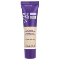 Stay Matte, Full Coverage Mattifying Foundation, 101 Porcelain Ivory, 1 fl oz (30 ml) — Rimmel London