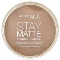 Stay Matte, Lightweight-Mattifying Powder, 016 Deep Beige, 0.49 oz (14 g) — Rimmel London