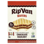 Шоколад с фундуком, 6 пакетиков по 22 г (0,78 унции) — Rip Van Wafels