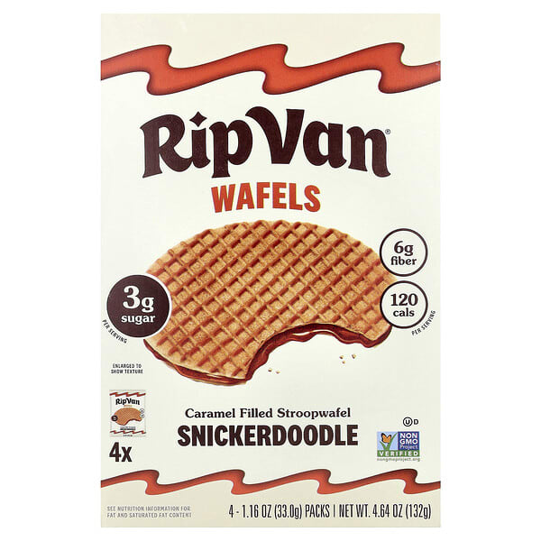 rip85799_v_55.jpg Snickerdoodle, 4 пакетика по 33 г (1,16 унции) — Rip Van Wafels