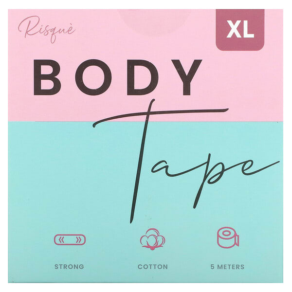 riq21409_v_13.jpg тейп для тела, размер XL, черный, 1 рулон, 5 метров — Risque