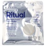 Essential Protein, ежедневный коктейль, для беременности и послеродового периода, ваниль, 461 г (1 фунт) — Ritual