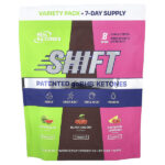 Shift, набор разных вкусов, арбуз, черная вишня, малиновый лимонад, 7 порционных стиков, 53 г (1,9 унции) — Real Ketones