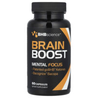 Brain Boost, Mental Focus, 60 капсул — Real Ketones