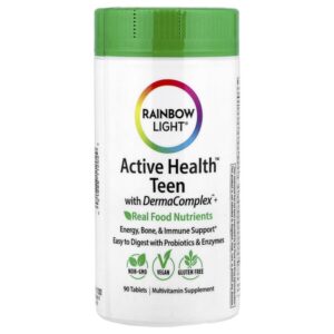 Active Health™ для подростков с DermaComplex™+, 90 таблеток — Rainbow Light
