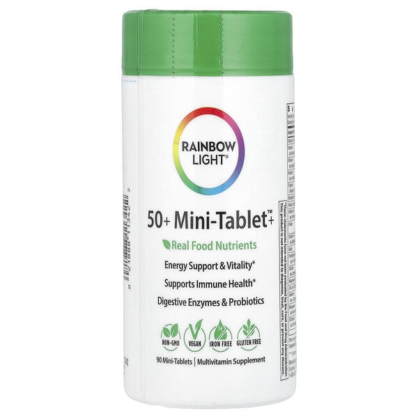 rlt11342_v_40.jpg 50+ Mini Tablet™ +, 90 мини-таблеток — Rainbow Light