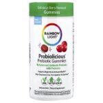 Probiolicious, пробиотики, со вкусом ягод, 50 жевательных таблеток — Rainbow Light