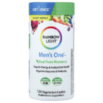 Men's One®+, питательные вещества из натуральных продуктов, 120 вегетарианских капсуловидных таблеток — Rainbow Light