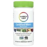 Сертифицированные мультивитамины для мужчин, 120 капсул — Rainbow Light