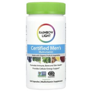 Сертифицированные мультивитамины для мужчин, 120 капсул — Rainbow Light