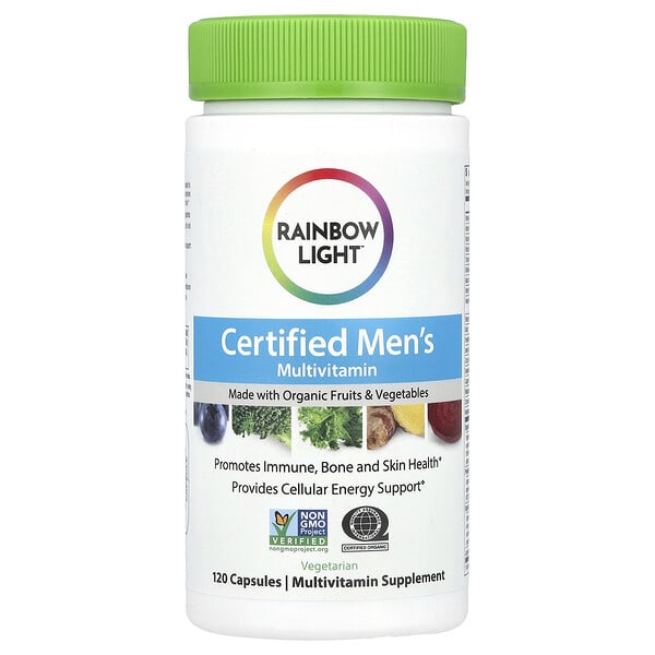rlt80011_v_47.jpg Сертифицированные мультивитамины для мужчин, 120 капсул — Rainbow Light