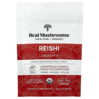 Рейши, органический экстракт грибов в порошке, 45 г (1,59 унции) — Real Mushrooms