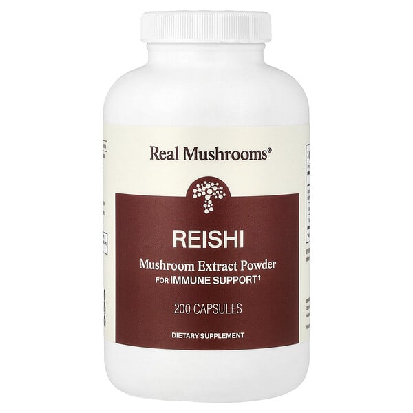 rms06825_v_40.jpg Рейши, экстракт грибов в порошке, 200 капсул — Real Mushrooms
