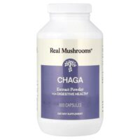 экстракт чаги в порошке, 300 капсул — Real Mushrooms