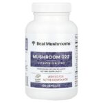 Mushroom D2Z, D2 / бета-глюкан / цинк, 120 капсул — Real Mushrooms