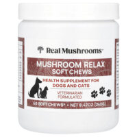 Мягкие жевательные таблетки Mushroom Relax, 60 жевательных таблеток — Real Mushrooms