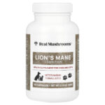 Lion's Mane, для собак и кошек, 120 капсул — Real Mushrooms