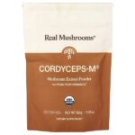 Cordyceps-M™, порошок из экстракта органического гриба, 150 г (5,29 унции) — Real Mushrooms