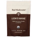 Lion's Mane, органический экстракт грибов в порошке, 150 г (5,29 унции) — Real Mushrooms