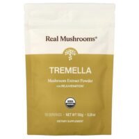 тремелла, экстракт грибов в порошке, 150 г (5,29 унции) — Real Mushrooms