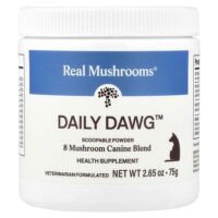Daily Dawg™, смесь из 8 грибов для собак, 75 г (2,65 унции) — Real Mushrooms