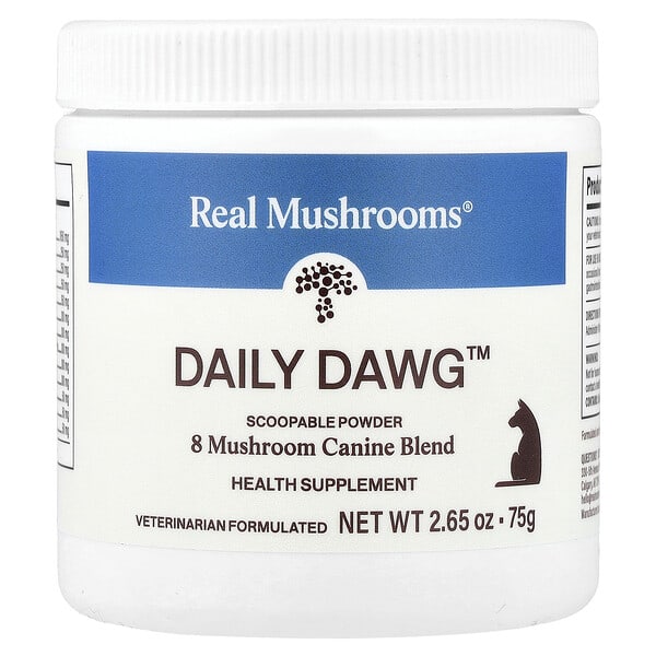 rms40001_v_24.jpg Daily Dawg™, смесь из 8 грибов для собак, 75 г (2,65 унции) — Real Mushrooms