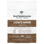 Lion's Mane, порошок из экстракта органических грибов, 60 г (2,12 унции) — Real Mushrooms