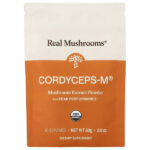 Cordyceps-M®, экстракт грибов в порошке, 60 г (2,12 унции) — Real Mushrooms