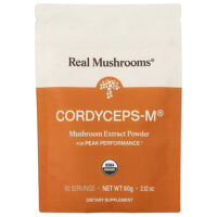 Cordyceps-M®, экстракт грибов в порошке, 60 г (2,12 унции) — Real Mushrooms