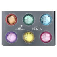 бомбы для ванны, 6 шт., 113 г (4 унции) каждая — artnaturals