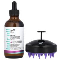 Набор для роста волос, биотин + коллагеновое масло, набор из 2 предметов — artnaturals